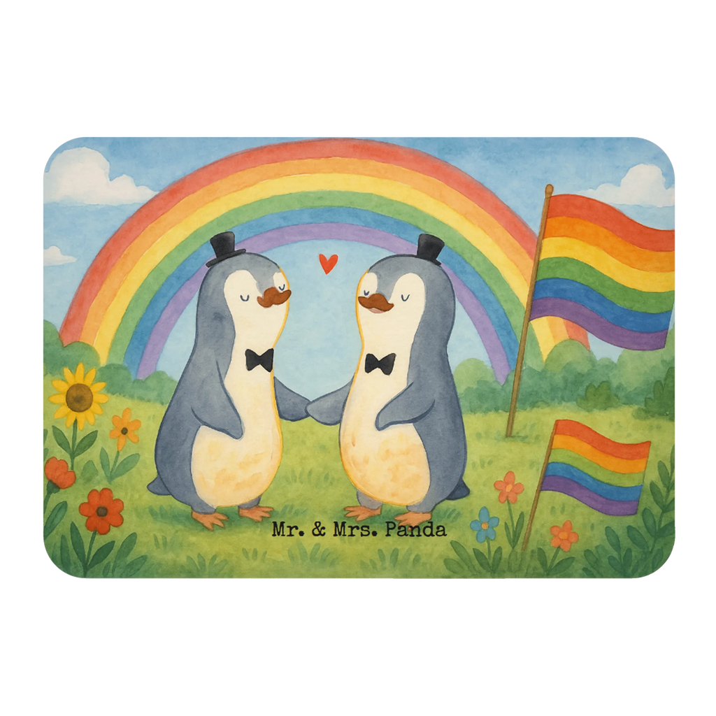 Magnet penguins gay pride Design calendar magnet, refrigerator magnet, office magnet, magnetic board, magnet, refrigerator magnets, gifts, Wedding, marriage