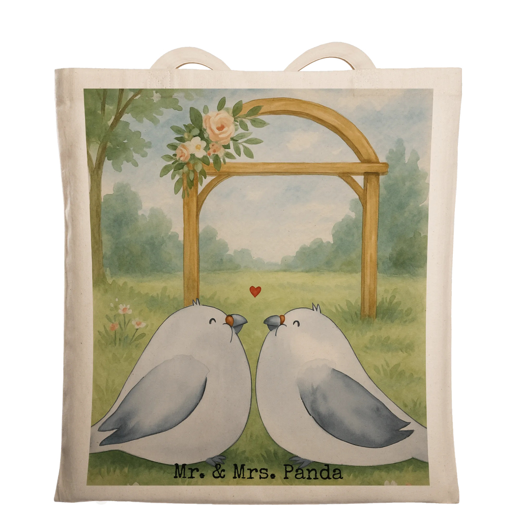 Tote bag pigeons Love Design gifts, Wedding, marriage, Doves, Couple, Turtledove, Girlfriend, Dove, Friend, Couple gift