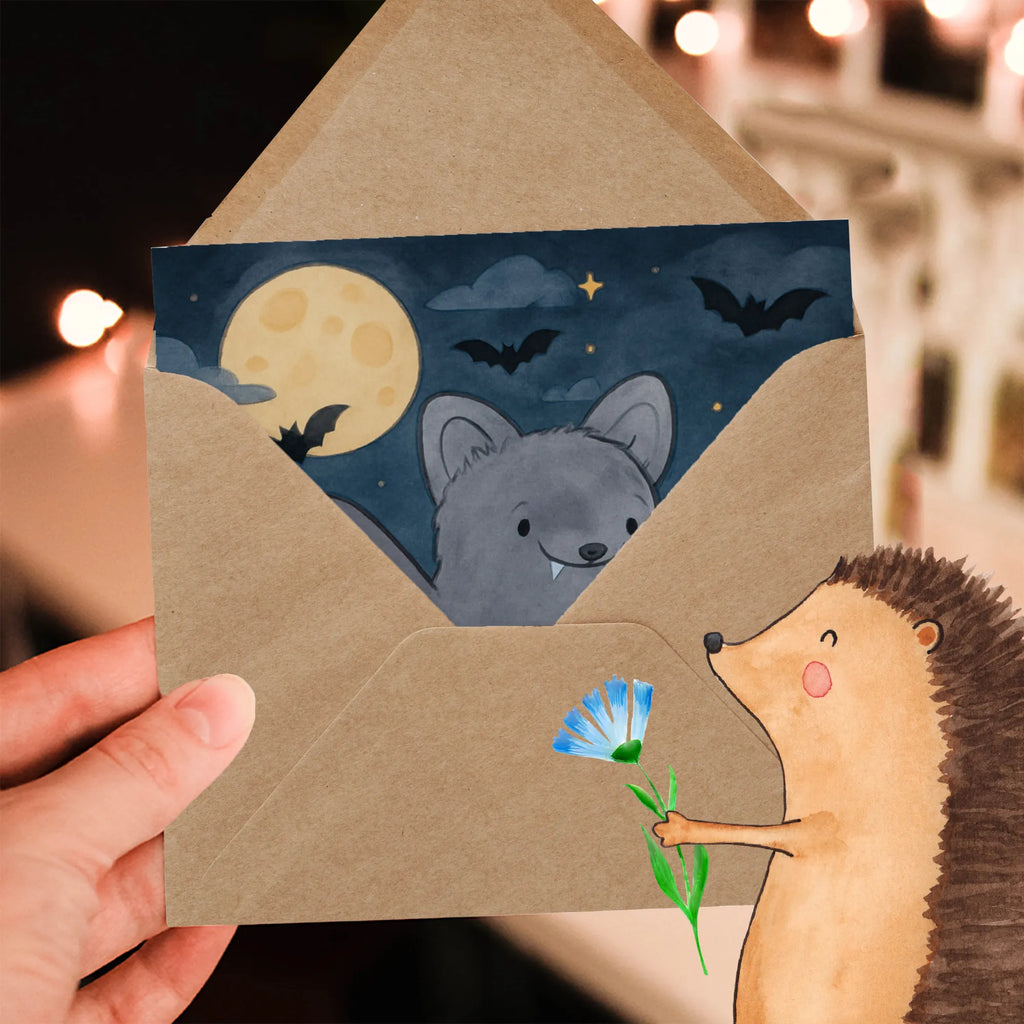 Karta Deluxe Nietoperz Przerażenie Design dekoracja, dekoracje, prezenty, dawanie