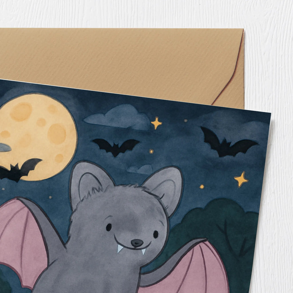 Karta Deluxe Nietoperz Przerażenie Design dekoracja, dekoracje, prezenty, dawanie