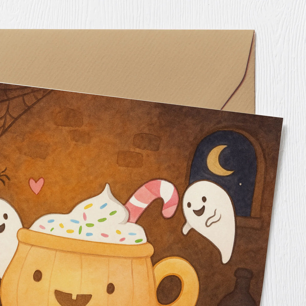 Karta Deluxe Kawa Duch Design dekoracja, dekoracje, prezenty, dawanie