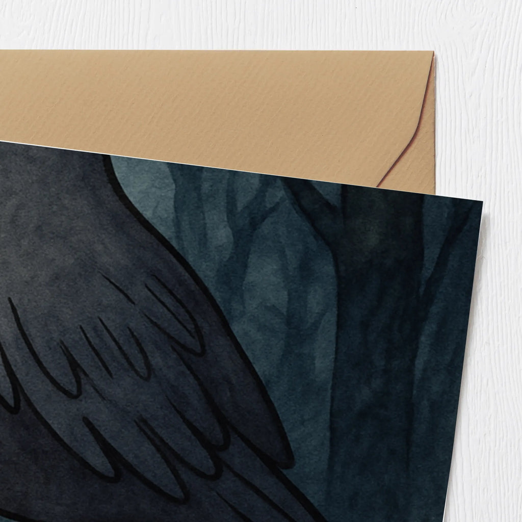 Deluxe Card Crow Halloween Design decoration, gifts, Martin singing, decor, giving