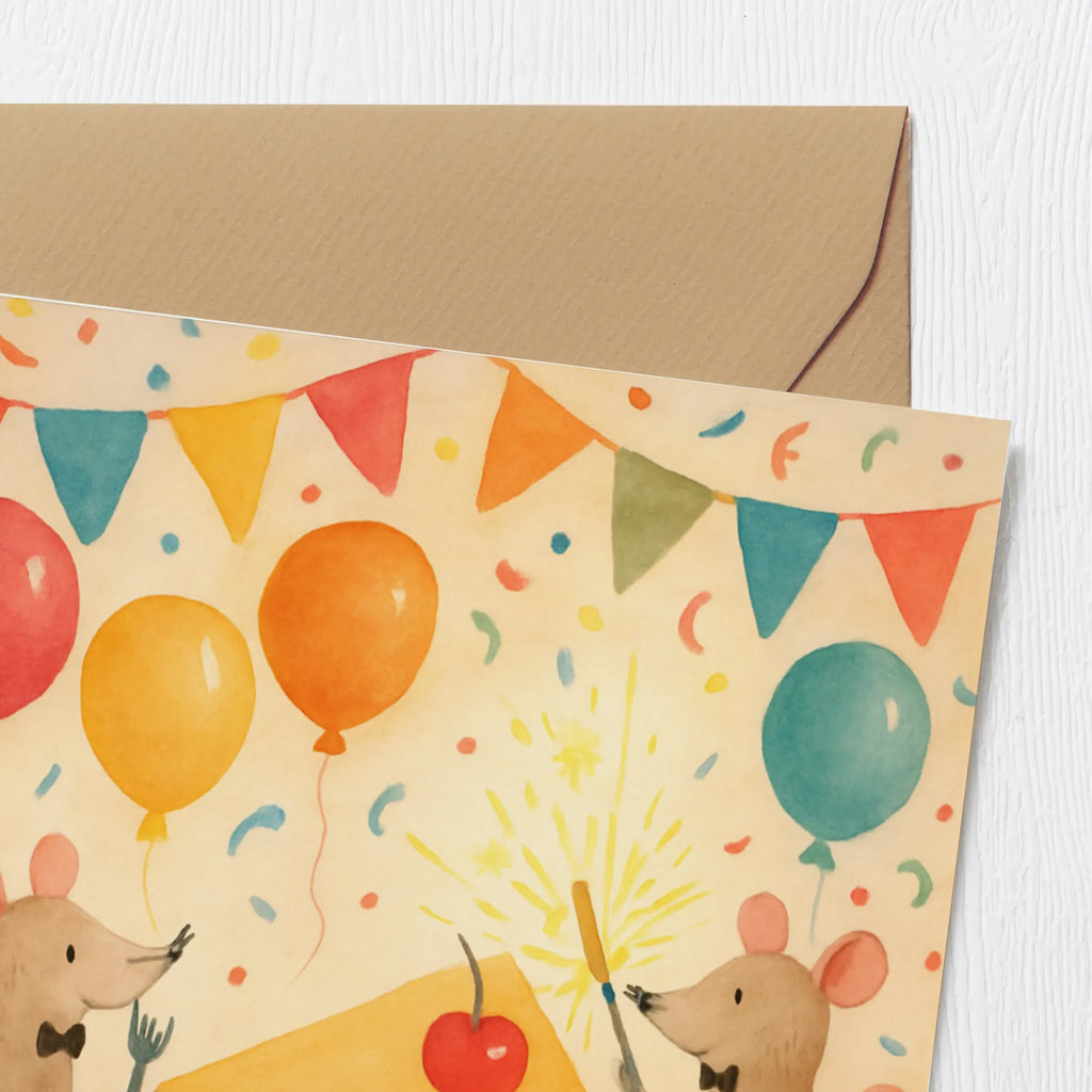 Deluxe Card mice Cake Design celebration, sayings, boyfriend, money gifts, gift ideas, gift package, birthday present, special gifts, Birthday, birthday party, friends, birthday wish, birthday cards, 18th birthday, 30th birthday, 40th, 50th, 60th, 70th, 80th, 90th, 90th., gifts for girlfriend, congratulations, 1 year, guest gifts, gifts online, gift basket, unusual gifts, extraordinary gifts, original gifts, gift items, special birthday gifts, mouse, mice, birthday, cake