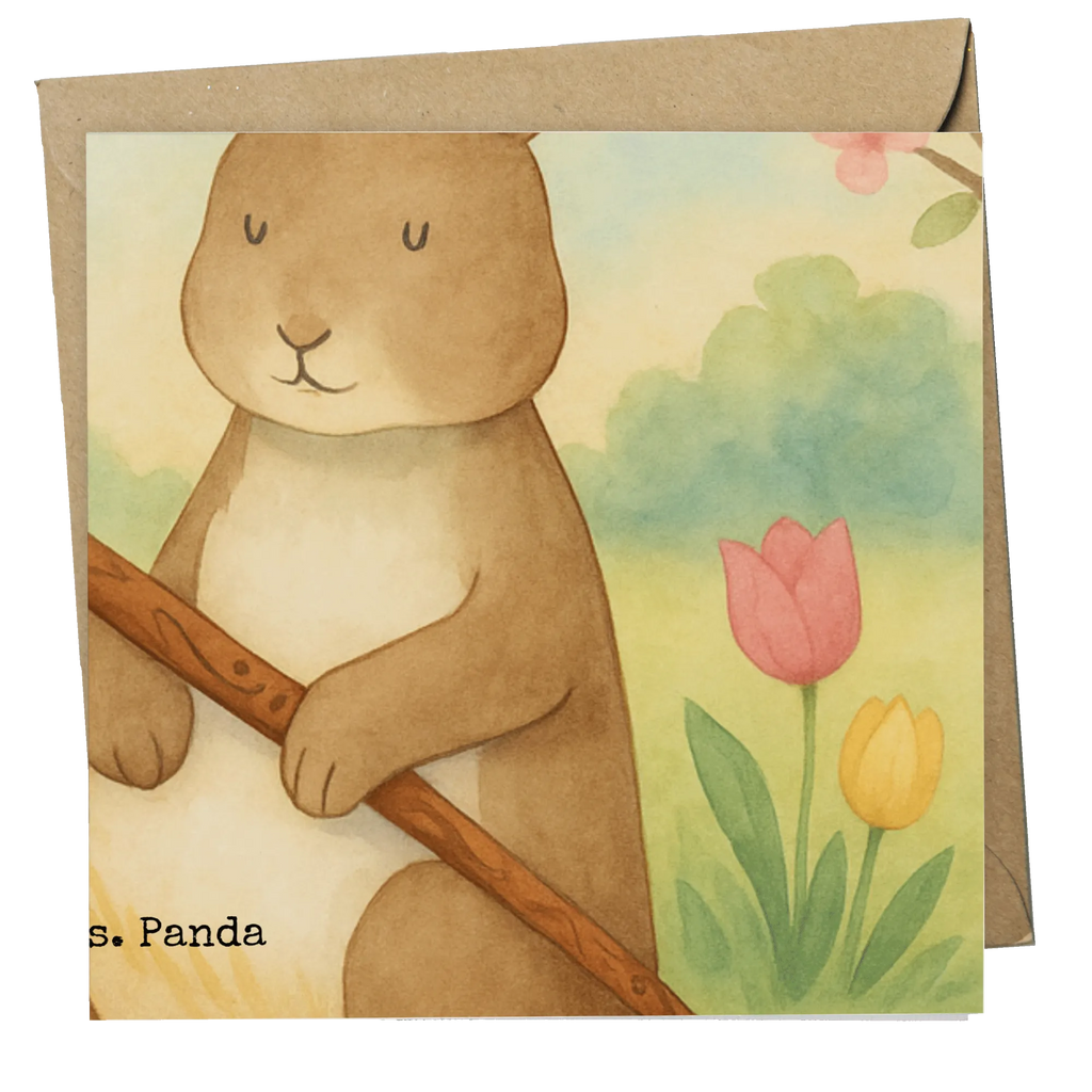 Karta Deluxe Zając Malowanie jajek Design Wielkanoc, zajączek wielkanocny, prezenty wielkanocne, gniazdo wielkanocne, dekoracje wielkanocne, prezenty na Wielkanoc, prezent wielkanocny, prezenty wielkanocne dla dzieci, Wielkanoc dla dzieci