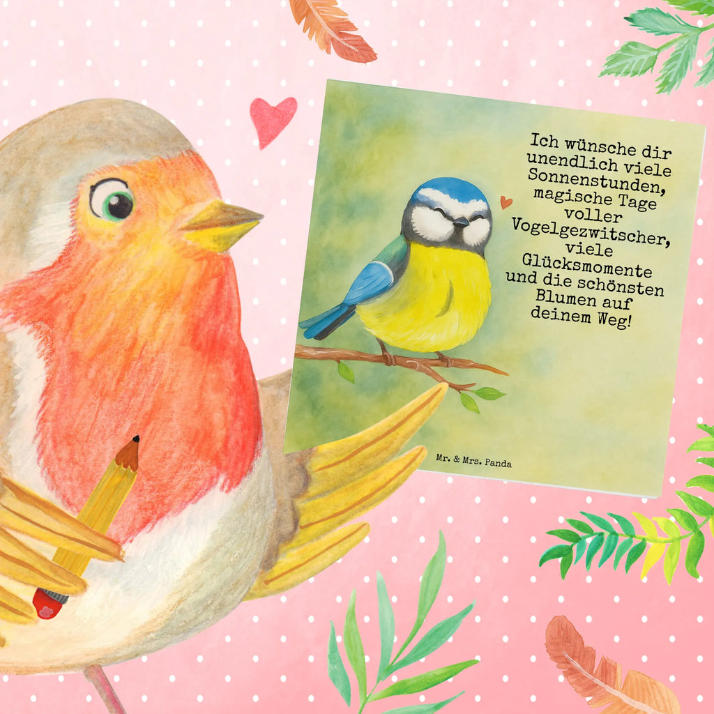 Deluxe Card Bird blue tit Design Easter bunny, Easter time, Easter greetings, spring, greetings, blue tit, spring fever, bird, Easter presents