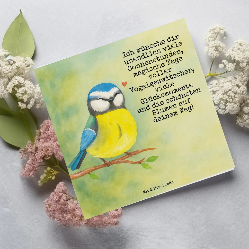 Deluxe Card Bird blue tit Design Easter bunny, Easter time, Easter greetings, spring, greetings, blue tit, spring fever, bird, Easter presents