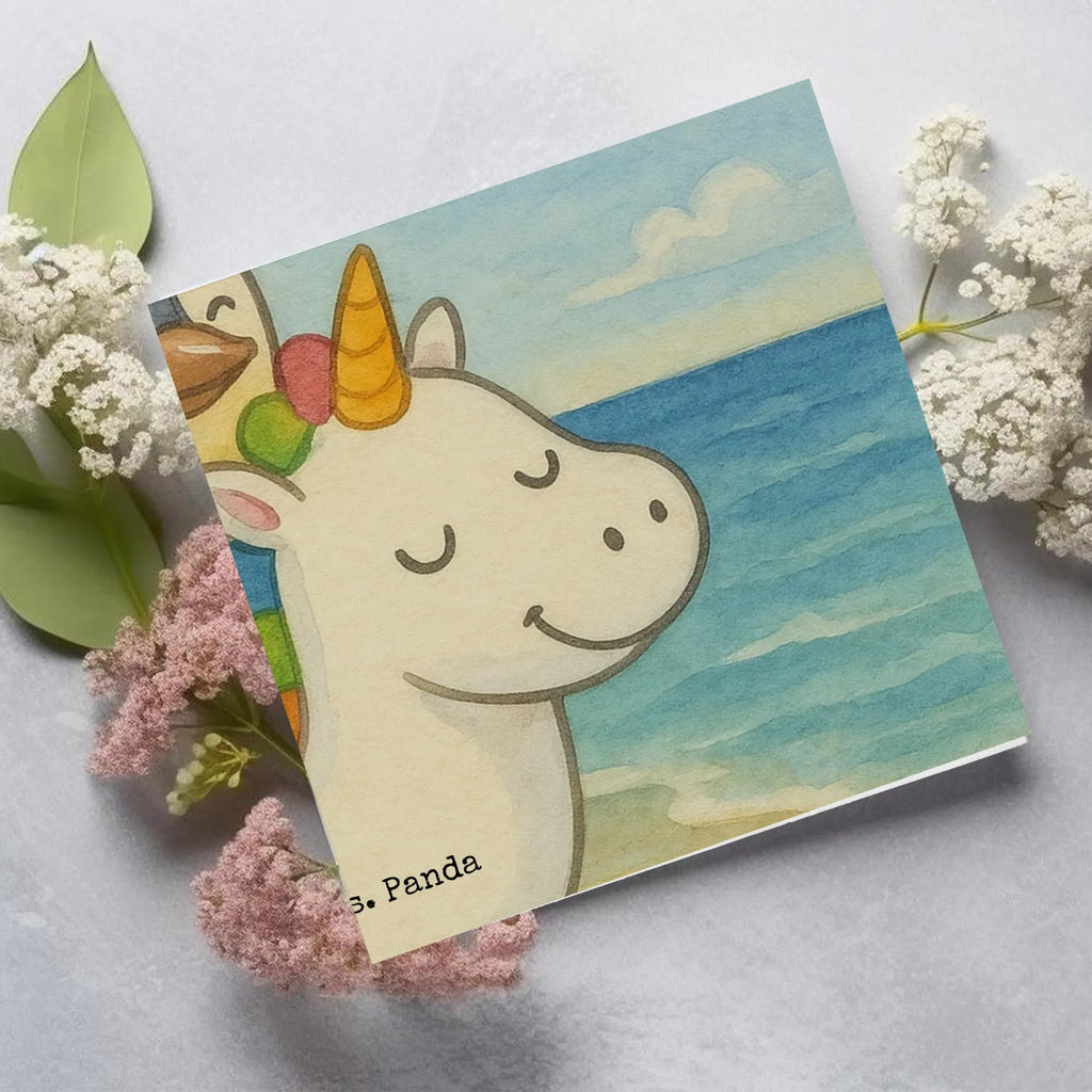 Karta Deluxe pingwin oponka Design Lato, motywy letnie, motywy wakacyjne, produkty dla urlopowiczów, produkty letnie