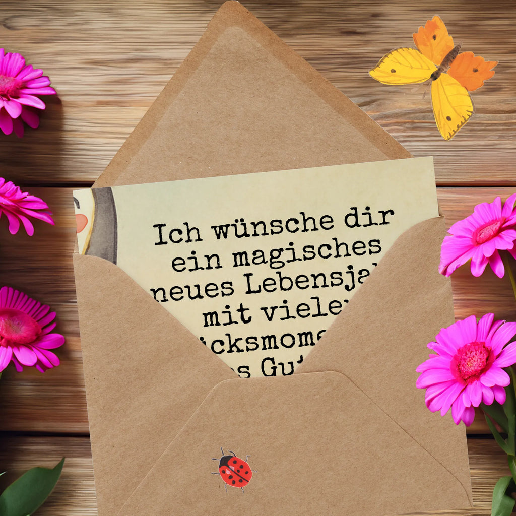 Karta Deluxe Pierwsze urodziny Pingwin balon Design Urodziny, prezent urodzinowy, prezent