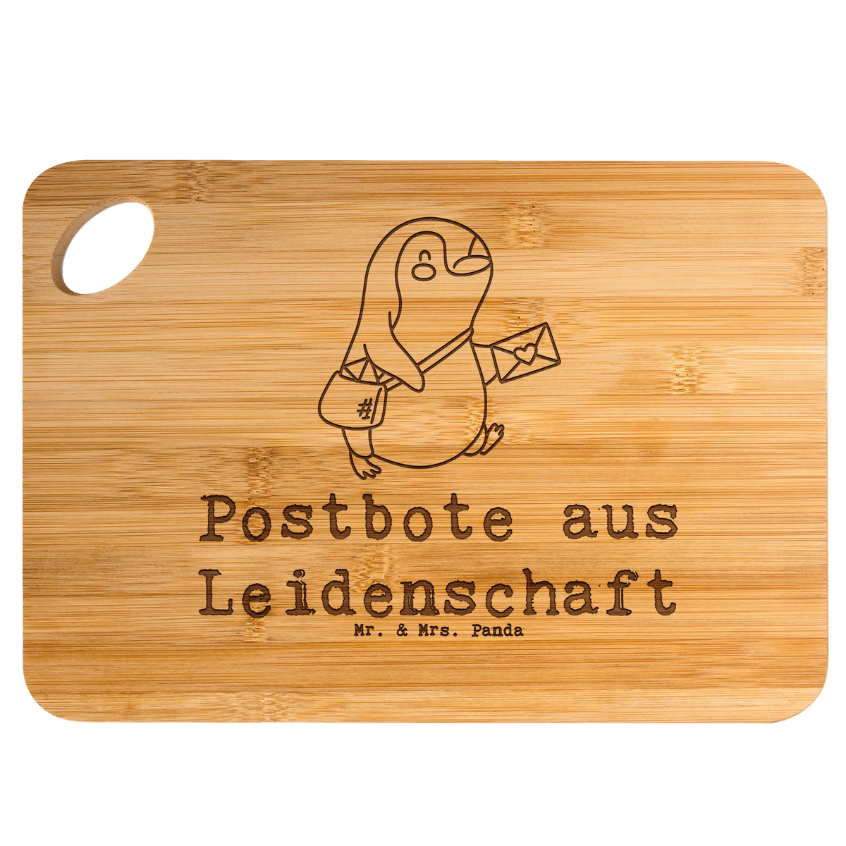 Bamboo chopping board Postman passion gift, sayings, gift idea, best, farewell gift, passing exam, anniversary, retirement, promotion, job start, profession