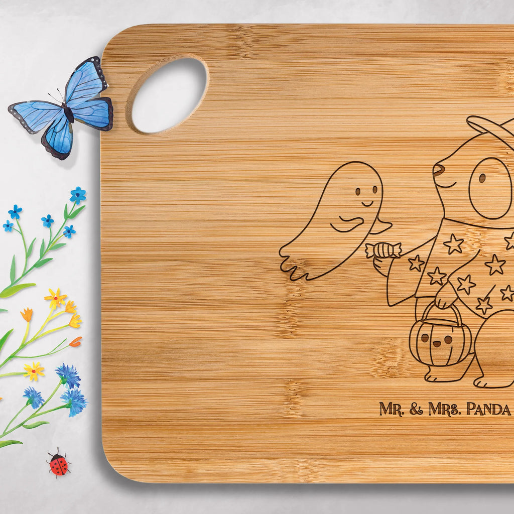 Schneidebrett Panda Zauberer Holzbrett, Frühstücksbrett, Servierbrett, Küchenbrett, Holzbrettchen, Hackbrett, Schneidebrett, Brett, Dekoration, Geschenke, Schenken, Deko, Halloween, Martinssingen, Halloween Deko, Gespenst, Süßes sonst gibt's saures, Zauberer, Panda, Trick or Treat