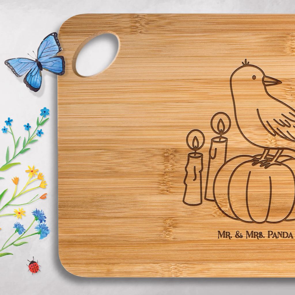 Bamboo chopping board Crow Halloween decoration, gifts, Martin singing, decor, giving