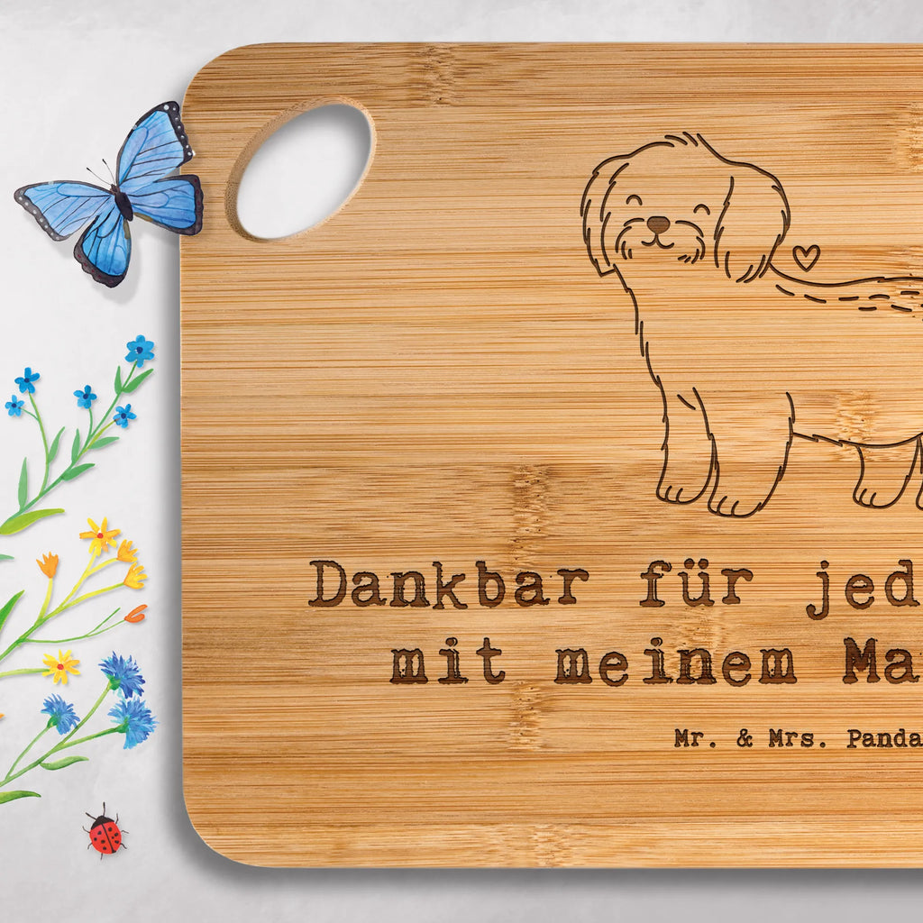 Frühstücksbrett Malteser Moment Schneidebrett, Holzbrett, Hackbrett, Servierbrett, Brett, Holzbrettchen, Küchenbrett, Frühstücksbrett, Geschenk, Schenken, Hund, Hunderasse, Rassehund, Hundebesitzer, Tierfreund, Welpe, Malteser