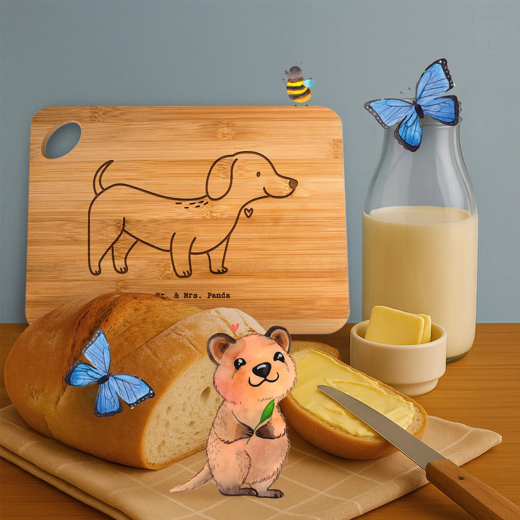 Holzbrett Dackel Kurzhaardackel Moment Schneidebrett, Holzbrettchen, Holzbrett, Brett, Frühstücksbrett, Küchenbrett, Servierbrett, Hackbrett, Geschenk, Schenken, Hund, Hunderasse, Rassehund, Hundebesitzer, Tierfreund, Welpe, Teckel, Kurzhaardackel, Dachshund