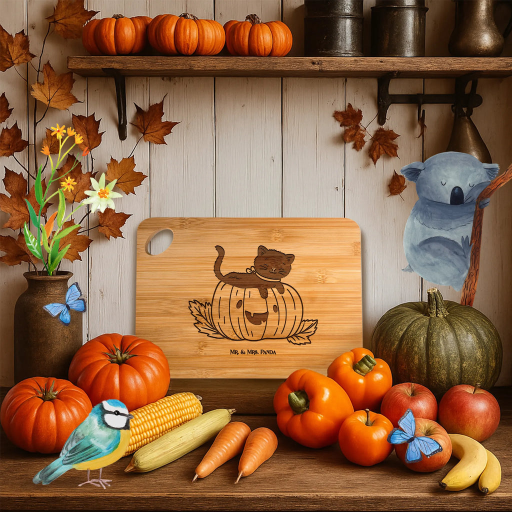 Bambus - deska do krojenia Czarna Kot dekoracja, dekoracje, prezenty, dawanie