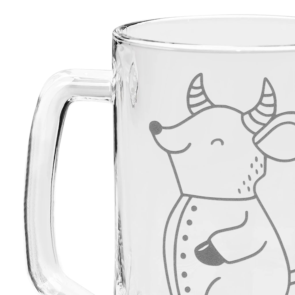 Grawerowany Kufel Piwa Byk Astrologia Znak zodiaku, gwiazdozbiór, astrologia, ascendent