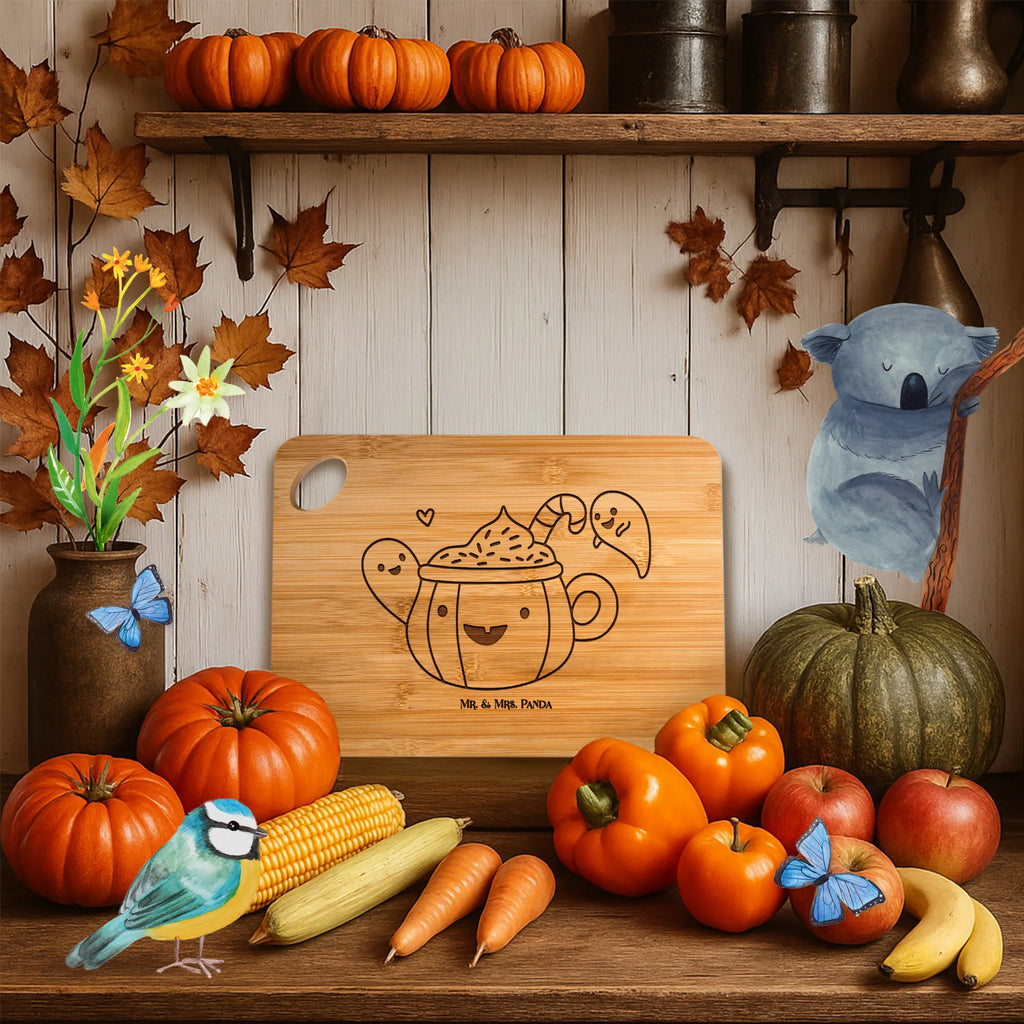Schneidebrett Kaffee Gespenst Frühstücksbrett, Holzbrettchen, Holzbrett, Servierbrett, Schneidebrett, Hackbrett, Küchenbrett, Brett, Dekoration, Geschenke, Schenken, Deko, Halloween, Martinssingen, Kaffee, Pumpkin spiced Latte, Gespenst, Süßes sonst gibt's saures, Halloween Deko, Trick or Treat