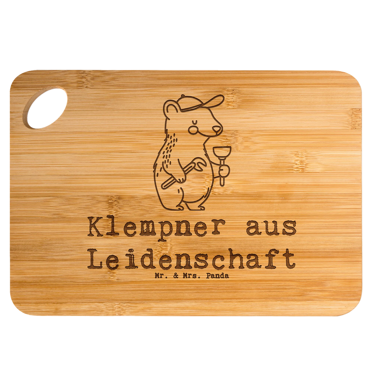 Bamboo chopping board Plumber Passion gift, sayings, gift idea, best, farewell gift, passing exam, anniversary, retirement, promotion, job start, profession