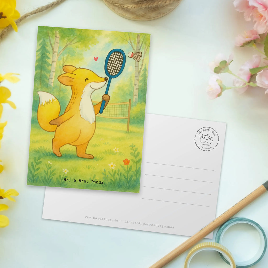 Postkarte Fuchs Federball spielen Design Karte, Einladungskarten Geburtstag, Wanddeko, kunstkarten, Ansichtskarten, Einladungskarte, Grußkarte, Geburtstagsgrüße, Postkarte, Dankeskarte, Geschenkkarte, postkarten, Ansichtskarte, Karten, designkarte, Geburtstagskarten, Einladung Geburtstag, Geburtstagskarte, Einladung, motivkarte, Geschenk, Schenken, Sport, Sportart, Hobby, Danke, Dankeschön, Auszeichnung, Gewinn, Sportler, Federball spielen, Badminton