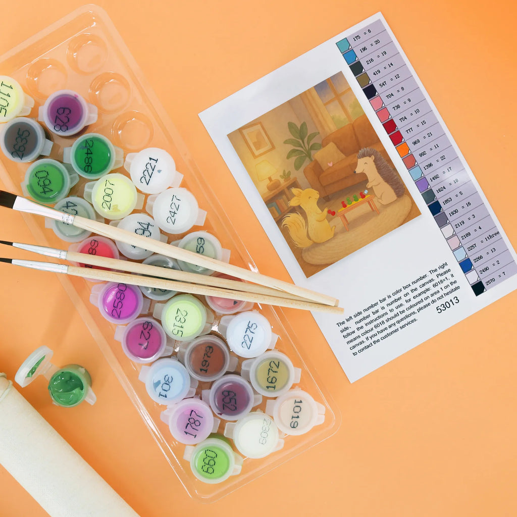 Paint by Numbers Squirrel board games Design Gift, giving, thank you, award, profit, athlete, game night, games, Board games