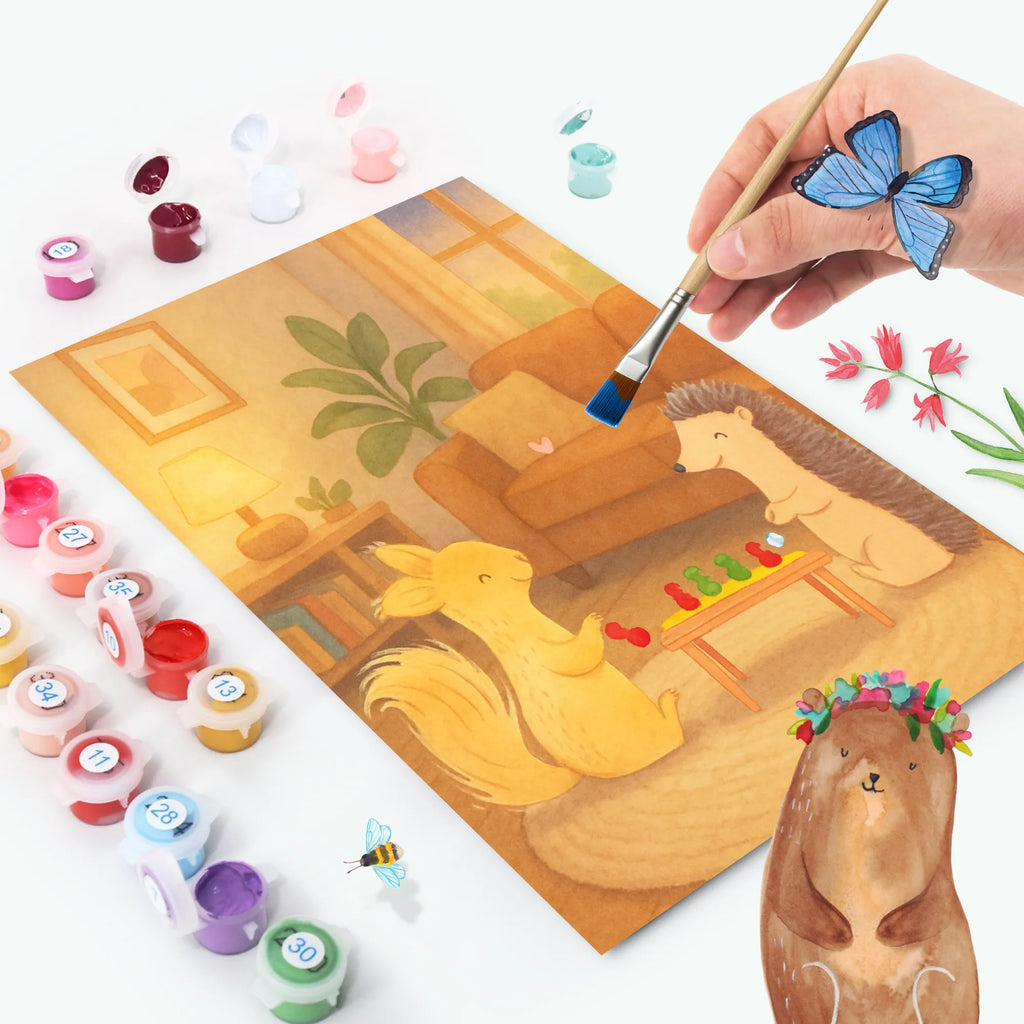 Paint by Numbers Squirrel board games Design Gift, giving, thank you, award, profit, athlete, game night, games, Board games