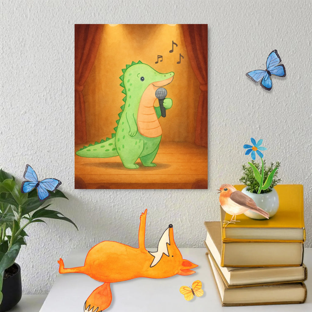 Paint by Numbers crocodile To sing Design Gift, giving, thank you, award, profit, athlete, hobby singers, Singing, vocals, live performance