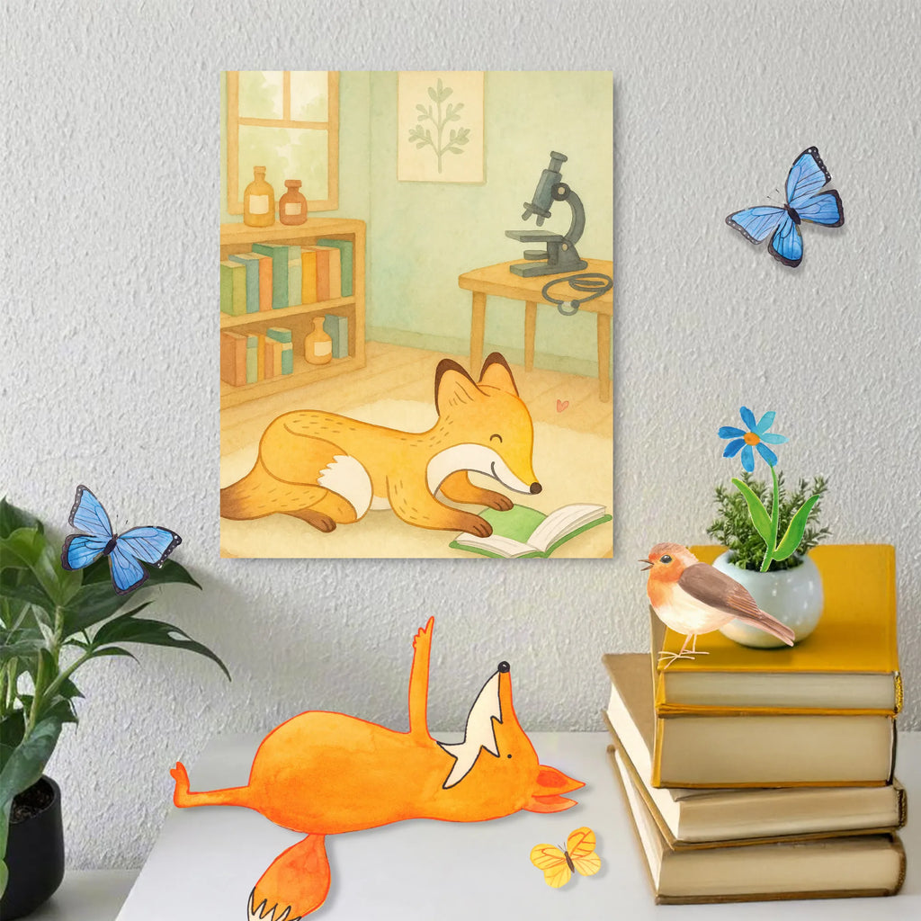 Paint by Numbers Fox To read Design Gift, giving, thank you, award, profit, athlete, read books, bookworm, read