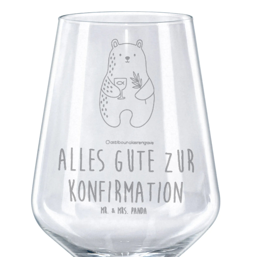 Red Wine Glass bear confirmation teddy bear, cuddly toy, confirmation, church, service, evangelic