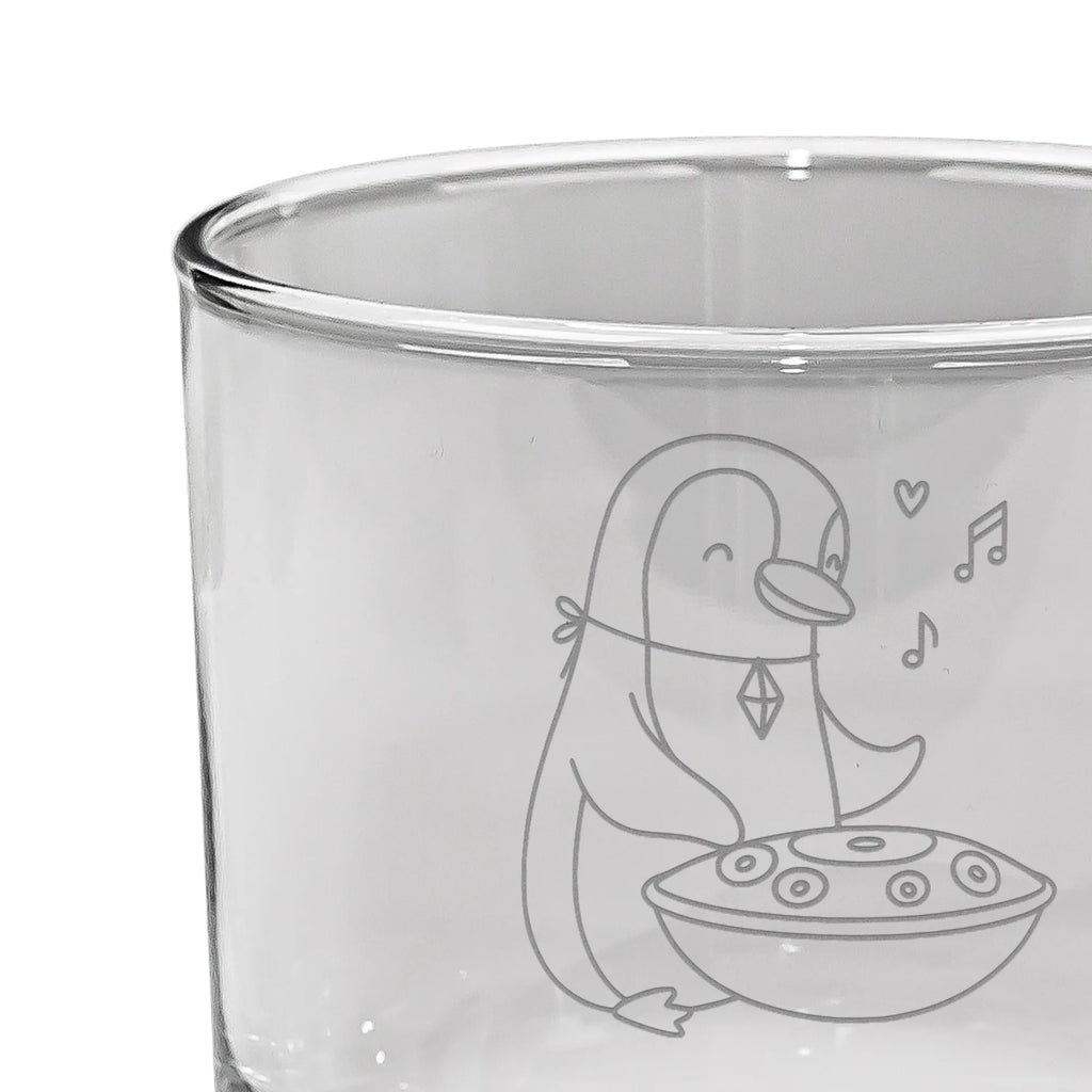 Personalisiertes Whiskey Glas Pinguin Handpan Whiskeyglas mit Spruch, Whiskey Glas mit Gravur, Whiskey Glas, Whiskeylgas, Whiskey Glas mit Sprüchen, Instrumente, Geschenke Musiker, Musikliebhaber, Handpan, Stahltrommel, Pinguin, Steel Pan
