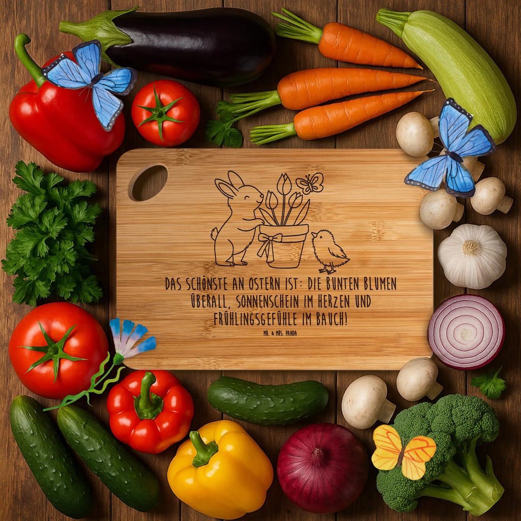 Bamboo chopping board Rabbit Chick Easter bunny