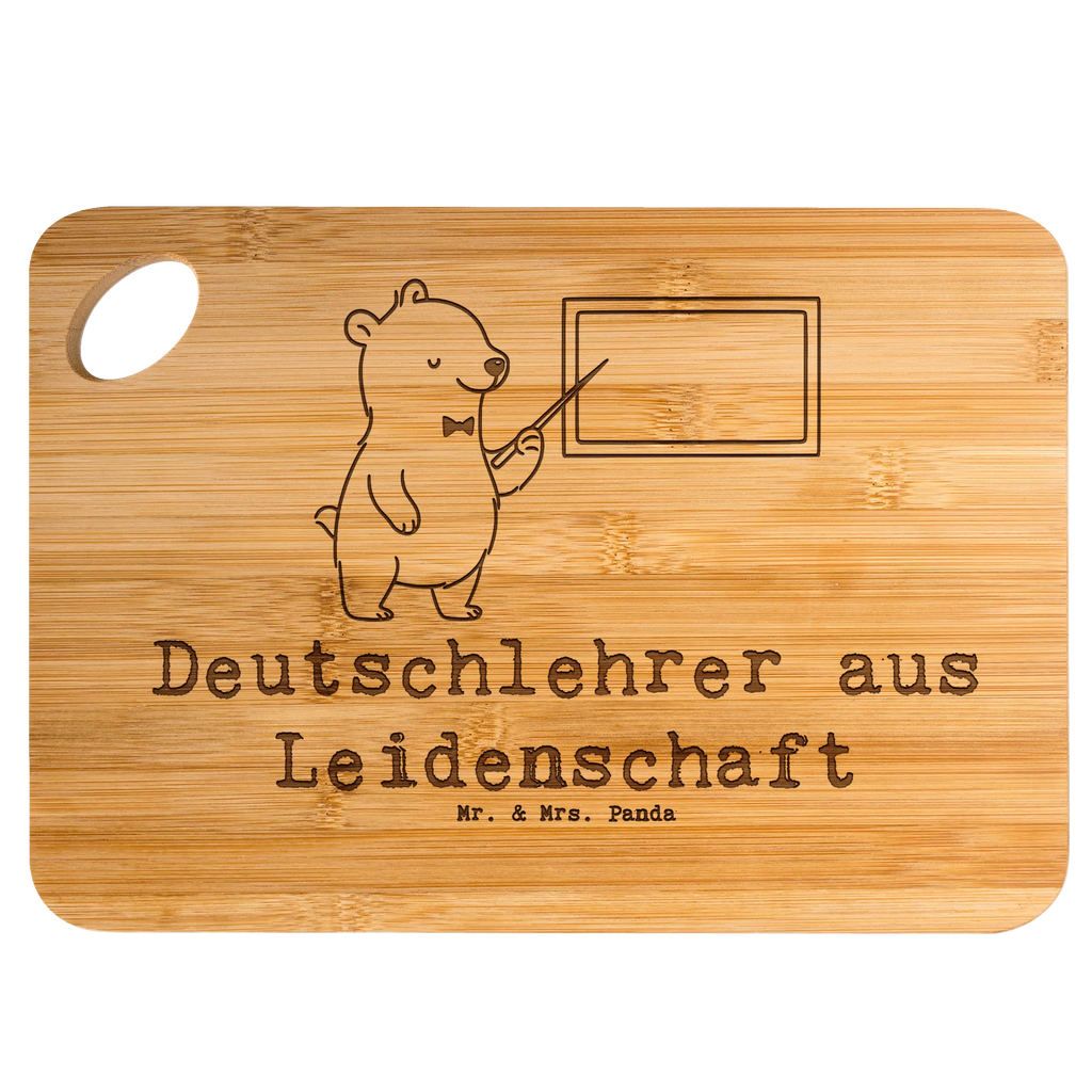 Bamboo chopping board German teacher Passion gift, sayings, gift idea, best, farewell gift, passing exam, anniversary, retirement, promotion, job start, profession