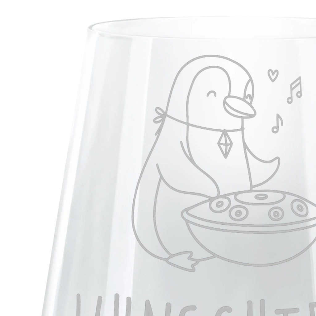 Personalized Cocktail Glass penguin Handpan Instruments, gifts for musicians, music enthusiasts