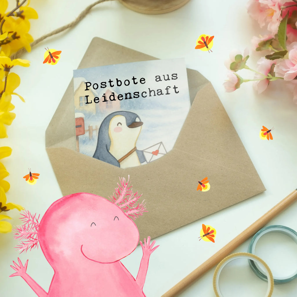 Grußkarte Postbote Leidenschaft Design Aufmunterung, Weihnachten, Taufe, Abitur, Freund, Abschluss, Grußkarte, Beileid, Einladungskarte, Ansichtskarten, Klappkarte, Geburtstagskarte, cool, Papa, Mama, Glückwunschkarte, Lieblingsmensch, Mädchen, Oma, Hochzeitskarte, witzig, Karte, Glücklich, Junge, Geschenkideen, Hochzeit, Trauerkarte, liebevoll, Frau, Freundin, Ostern, Opa, Geschenk, Schenken, Jubiläum, Danke, Dankeschön, Beruf, Ausbildung, Abschied, Rente, Kollege, Kollegin, Arbeitskollege, Mitarbeiter, Firma, Postler, Postbote, Briefzusteller, Briefträger