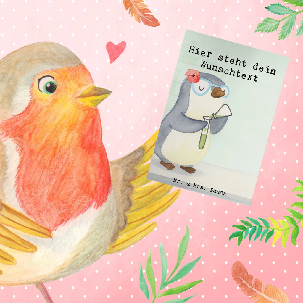 Personalised greetings card Chemical laboratory technician Passion Design gift, sayings, gift idea, best, farewell gift, passing exam, anniversary, retirement, promotion, job start, profession