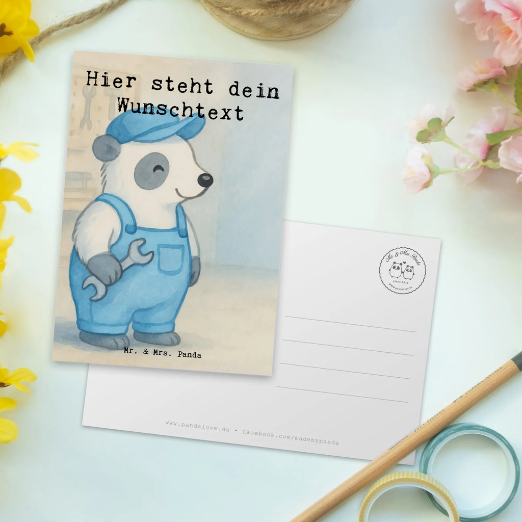 Personalised postcard Automotive Mechatronics Technician passion Design gift, sayings, gift idea, best, farewell gift, passing exam, anniversary, retirement, promotion, job start, profession