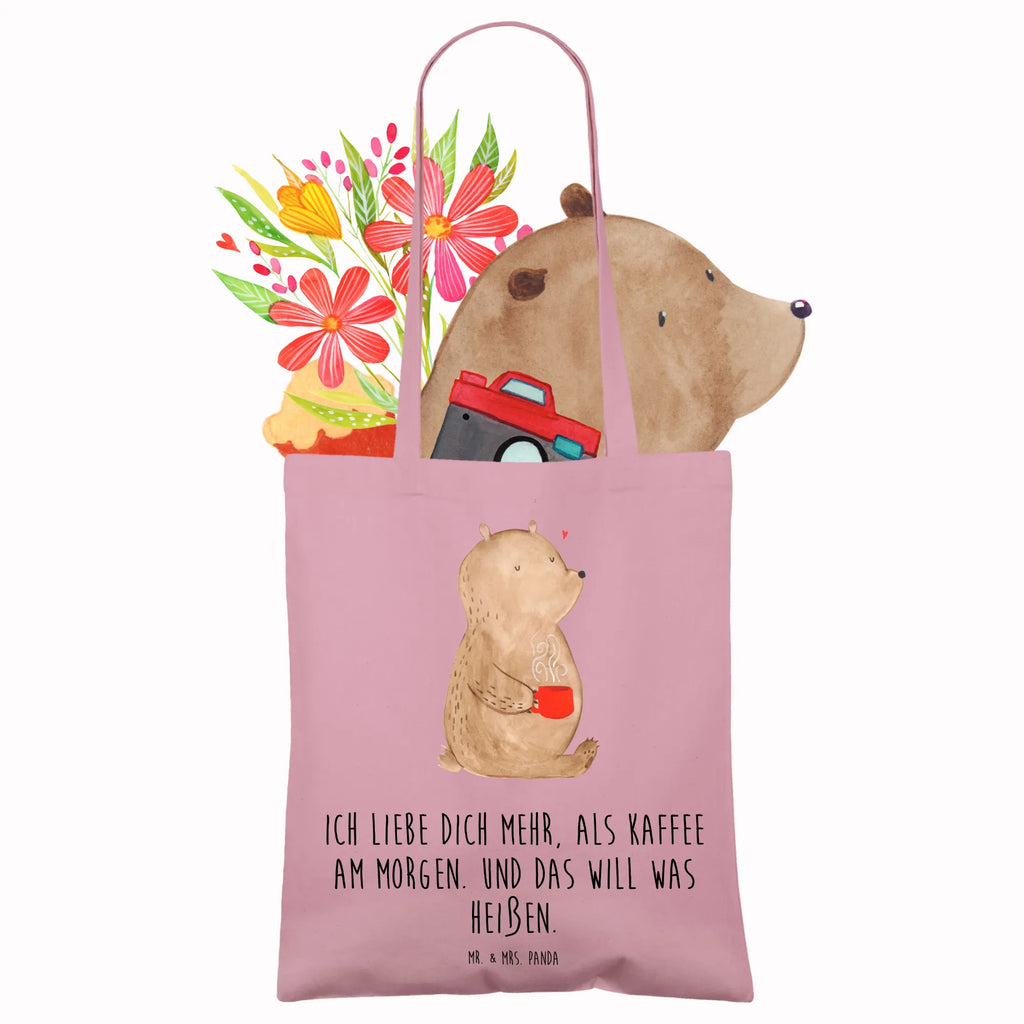 Torba Niedźwiedź Poranna kawa Miłość, partner, przyjaciel, przyjaciółka, mąż, żona, wesele, zaręczyny, prośba o rękę, prezent miłosny, rocznica, dzień ślubu