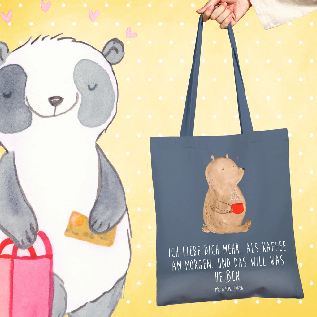 Torba Niedźwiedź Poranna kawa Miłość, partner, przyjaciel, przyjaciółka, mąż, żona, wesele, zaręczyny, prośba o rękę, prezent miłosny, rocznica, dzień ślubu