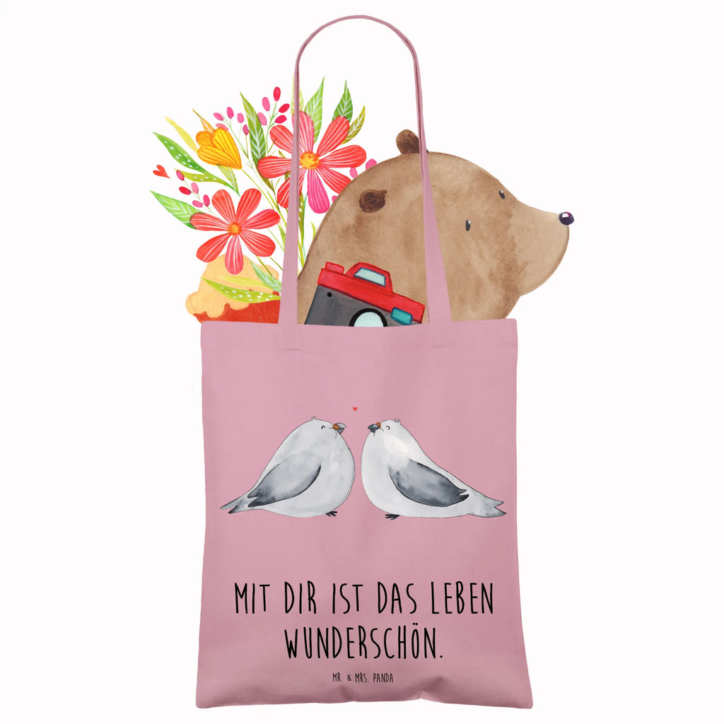 Tote bag Turtledoves in love cotton bag, jute bag, Carrier bag, shopper, bag, cloth bag, shoulder bag, shopping bag, pouch, Love, Loving, Two, Together, Marriage, Engagement, Proposal of marriage, Love gift, gift for her, gift for him, anniversary gift, Wedding anniversary, Girlfriend, Gift Girlfriend, Engaged, Turtledove, Partner, Gift Wedding, Married, Gift Friend, Doves, Turtle doves, Anniversary, Friend, Proof of love, In love