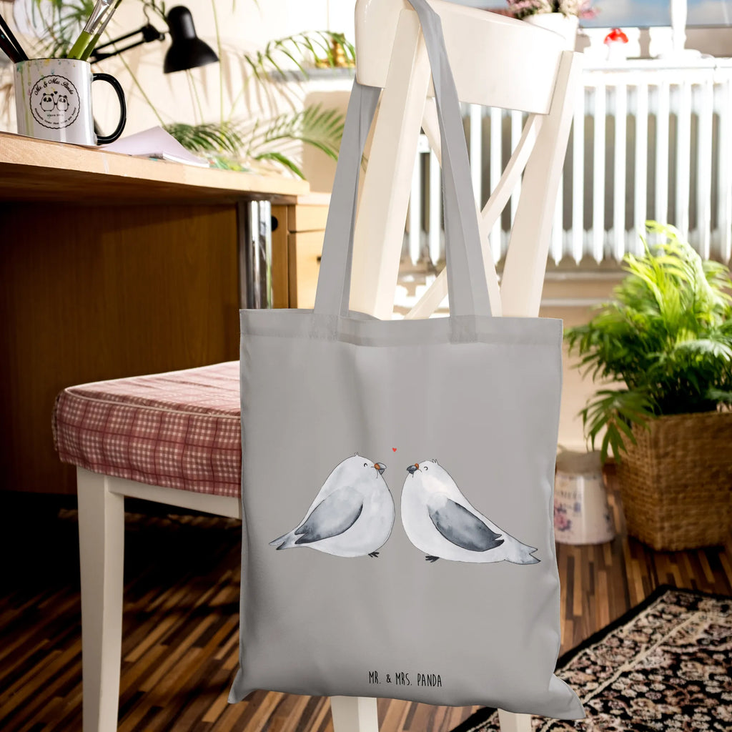 Tote bag Turtledoves in love cotton bag, jute bag, Carrier bag, shopper, bag, cloth bag, shoulder bag, shopping bag, pouch, Love, Loving, Two, Together, Marriage, Engagement, Proposal of marriage, Love gift, gift for her, gift for him, anniversary gift, Wedding anniversary, Girlfriend, Gift Girlfriend, Engaged, Turtledove, Partner, Gift Wedding, Married, Gift Friend, Doves, Turtle doves, Anniversary, Friend, Proof of love, In love