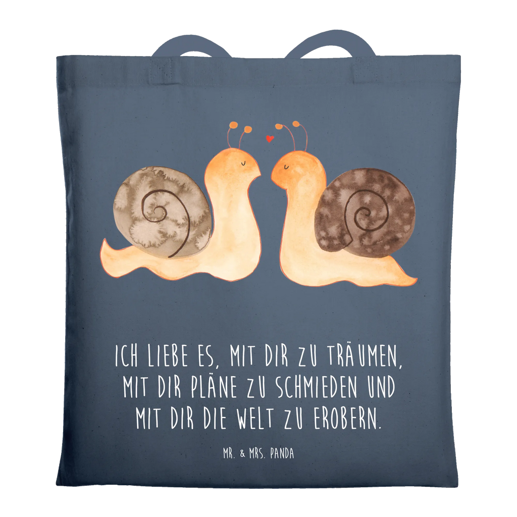 Tote bag Snails in love Strandtasche, Laptoptasche, Tragetasche, Schultertasche, Tasche, Beuteltasche, Umhängetasche, Jutetasche, Einkaufstasche, Badetasche, Stofftasche, Stoffbeutel, Einkaufstüte, Shopper, Beutel, Jutebeutel, Liebe, Partner, Freund, Freundin, Ehemann, Ehefrau, Heiraten, Verlobung, Heiratsantrag, Liebesgeschenk, Jahrestag, Hocheitstag