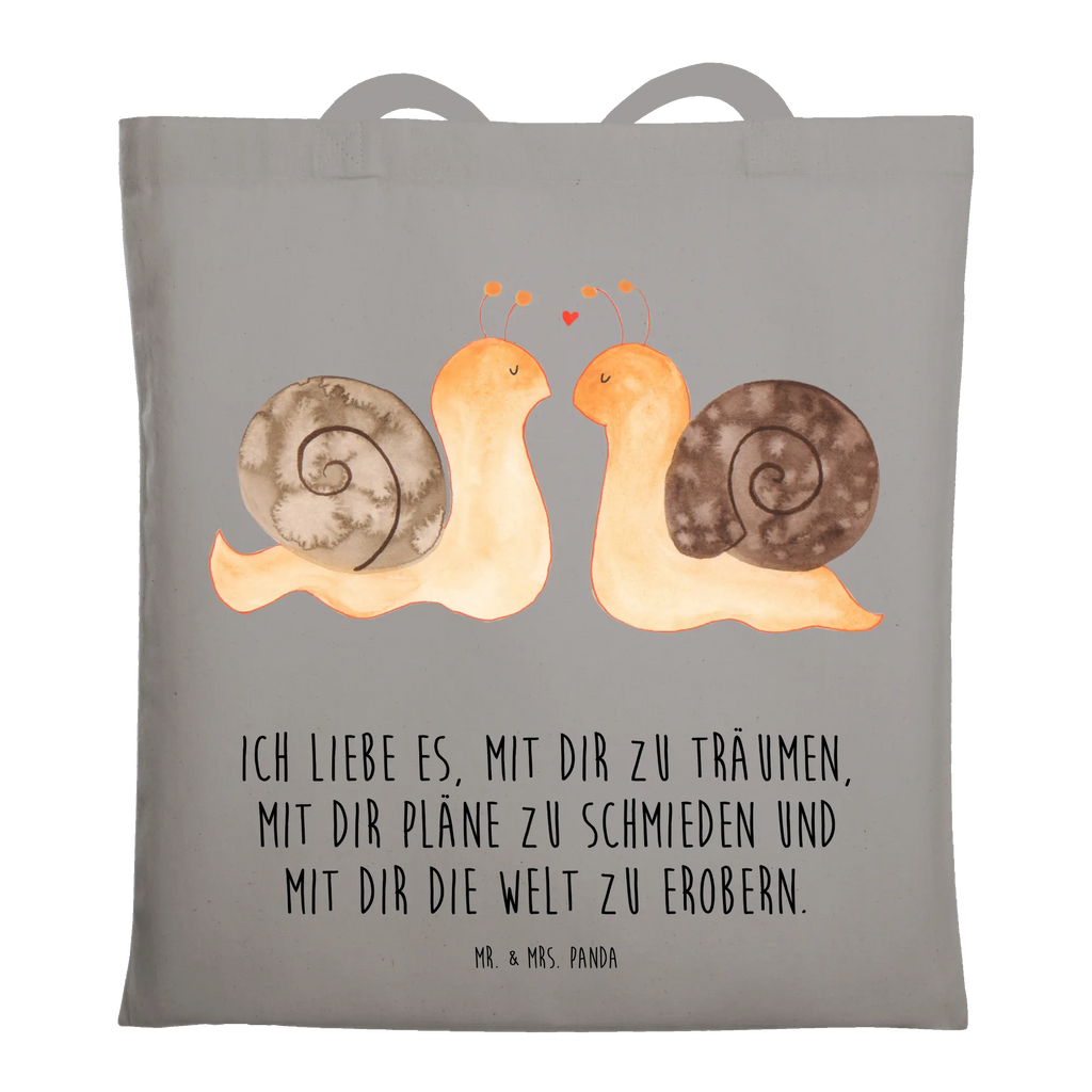 Tote bag Snails in love Strandtasche, Laptoptasche, Tragetasche, Schultertasche, Tasche, Beuteltasche, Umhängetasche, Jutetasche, Einkaufstasche, Badetasche, Stofftasche, Stoffbeutel, Einkaufstüte, Shopper, Beutel, Jutebeutel, Liebe, Partner, Freund, Freundin, Ehemann, Ehefrau, Heiraten, Verlobung, Heiratsantrag, Liebesgeschenk, Jahrestag, Hocheitstag