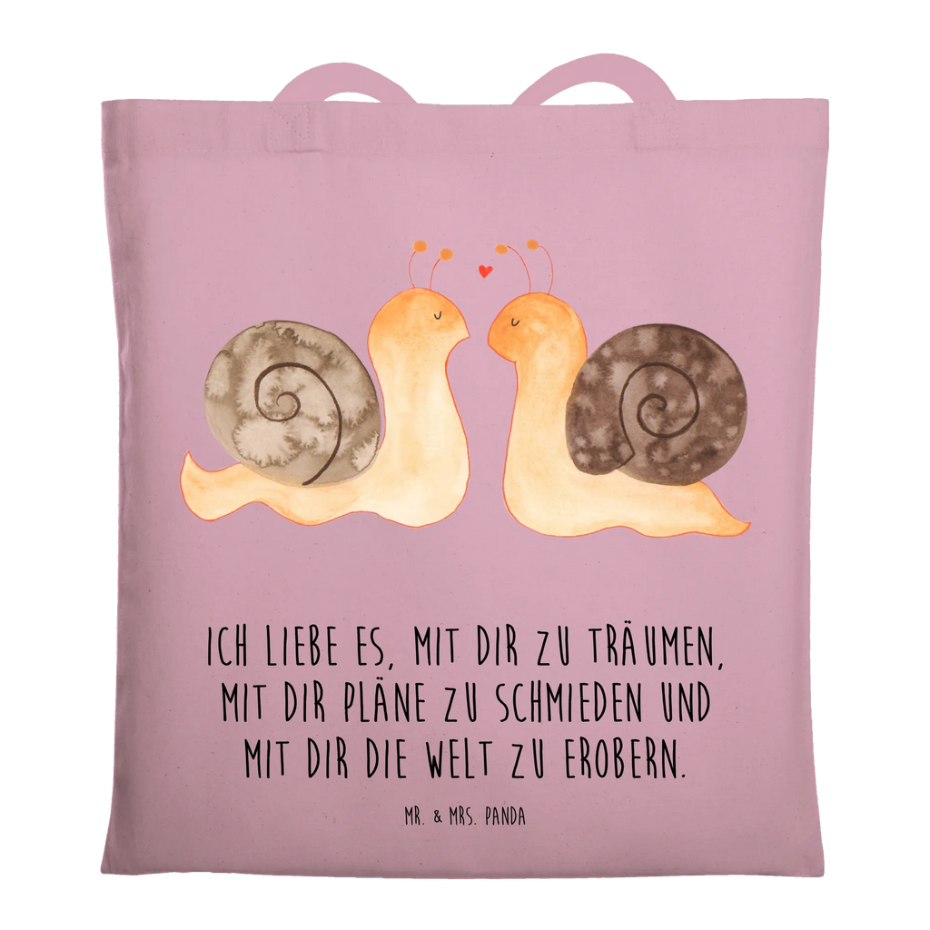 Tote bag Snails in love Strandtasche, Laptoptasche, Tragetasche, Schultertasche, Tasche, Beuteltasche, Umhängetasche, Jutetasche, Einkaufstasche, Badetasche, Stofftasche, Stoffbeutel, Einkaufstüte, Shopper, Beutel, Jutebeutel, Liebe, Partner, Freund, Freundin, Ehemann, Ehefrau, Heiraten, Verlobung, Heiratsantrag, Liebesgeschenk, Jahrestag, Hocheitstag