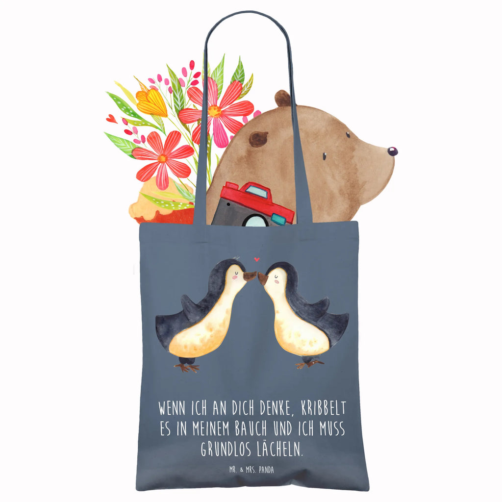 Torba Pingwiny Pocałunek Schultertasche, Jutebeutel, Einkaufstasche, Tragetasche, Stoffbeutel, Beutel, Tasche, Stofftasche, Strandtasche, Jutetasche, Umhängetasche, Badetasche, Shopper, Einkaufstüte, Laptoptasche, Beuteltasche, Liebe, Partner, Freund, Freundin, Ehemann, Ehefrau, Heiraten, Verlobung, Heiratsantrag, Liebesgeschenk, Jahrestag, Hocheitstag, Geschenk für Frauen, Geschenk für Freundin, Geschenk für Partner, Liebesbeweis, Mitbringsel, Hochzeitstag, für Männer, für Ehemann, Valentinstag