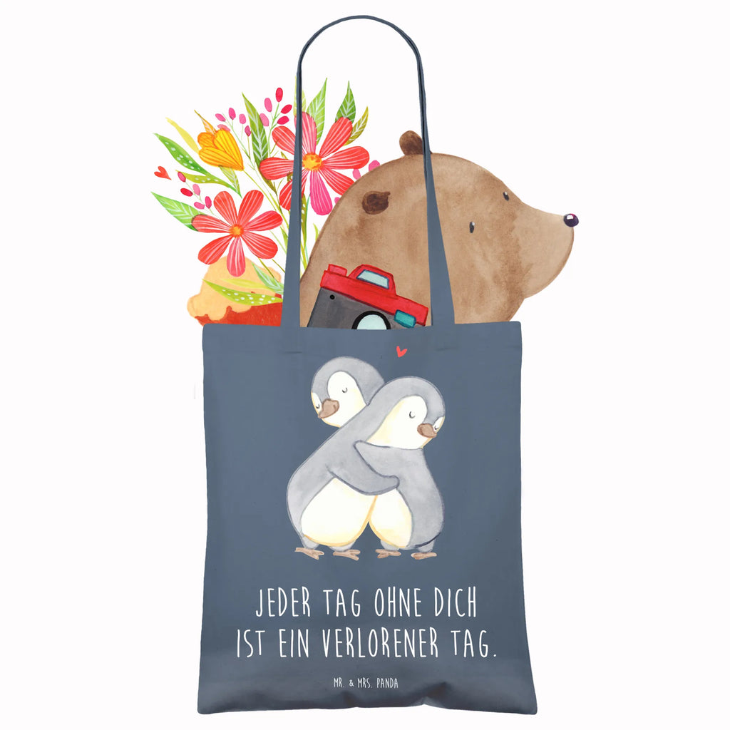 Tote bag penguins Cuddle Beutel, Laptoptasche, Jutetasche, Stofftasche, Einkaufstüte, Strandtasche, Einkaufstasche, Shopper, Badetasche, Tasche, Schultertasche, Beuteltasche, Jutebeutel, Stoffbeutel, Tragetasche, Umhängetasche, Liebe, Partner, Freund, Freundin, Ehemann, Ehefrau, Heiraten, Verlobung, Heiratsantrag, Liebesgeschenk, Jahrestag, Hocheitstag, Geschenk für Partner, für Männer, Hochzeitstag, Geschenk für Freundin, Geschenk für Frauen, Liebesbeweis, für Ehemann, Valentinstag, Mitbringsel