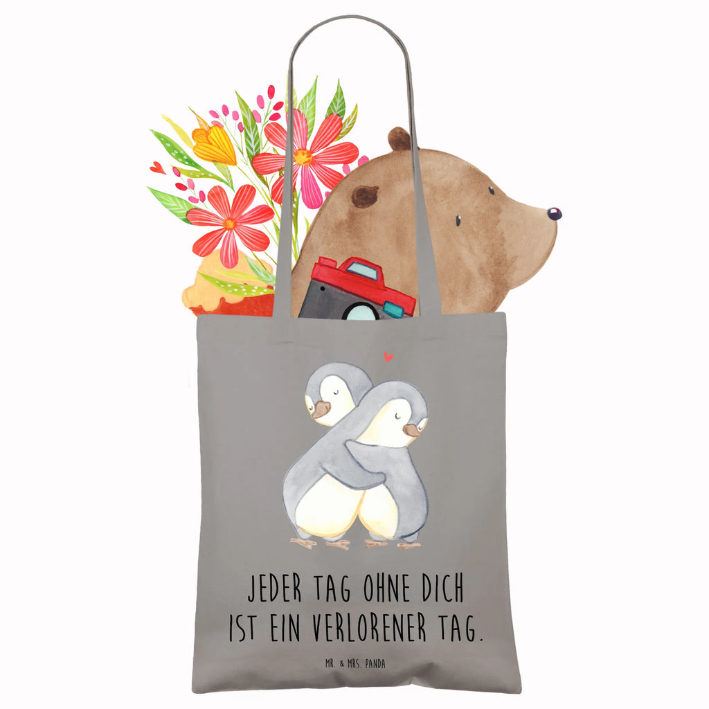 Tote bag penguins Cuddle Beutel, Laptoptasche, Jutetasche, Stofftasche, Einkaufstüte, Strandtasche, Einkaufstasche, Shopper, Badetasche, Tasche, Schultertasche, Beuteltasche, Jutebeutel, Stoffbeutel, Tragetasche, Umhängetasche, Liebe, Partner, Freund, Freundin, Ehemann, Ehefrau, Heiraten, Verlobung, Heiratsantrag, Liebesgeschenk, Jahrestag, Hocheitstag, Geschenk für Partner, für Männer, Hochzeitstag, Geschenk für Freundin, Geschenk für Frauen, Liebesbeweis, für Ehemann, Valentinstag, Mitbringsel