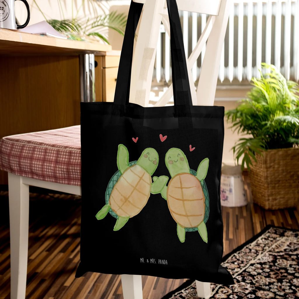 Tragetasche Schildkröten Paar Beutel, Jutebeutel, Beuteltasche, Einkaufstüte, Stoffbeutel, Badetasche, Shopper, Tragetasche, Schultertasche, Laptoptasche, Stofftasche, Jutetasche, Einkaufstasche, Tasche, Umhängetasche, Strandtasche, Liebe, Partner, Freund, Freundin, Ehemann, Ehefrau, Heiraten, Verlobung, Heiratsantrag, Liebesgeschenk, Jahrestag, Hocheitstag, Valentinstag, Geschenk für Partner, Hochzeitstag, für Männer, für Ehemann, Liebesbeweis, Geschenk für Frauen, Mitbringsel, Geschenk für Freundin