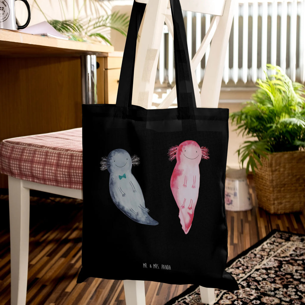 Tote bag axolotl Love Einkaufstasche, Stofftasche, Shopper, Einkaufstüte, Umhängetasche, Tasche, Schultertasche, Tragetasche, Laptoptasche, Strandtasche, Beuteltasche, Stoffbeutel, Jutebeutel, Beutel, Jutetasche, Badetasche, Liebe, Partner, Freund, Freundin, Ehemann, Ehefrau, Heiraten, Verlobung, Heiratsantrag, Liebesgeschenk, Jahrestag, Hocheitstag, Geschenk für Freundin, Geschenk für Partner, Geschenk für Frauen, Hochzeitstag, Mitbringsel, für Männer, Valentinstag, für Ehemann, Liebesbeweis
