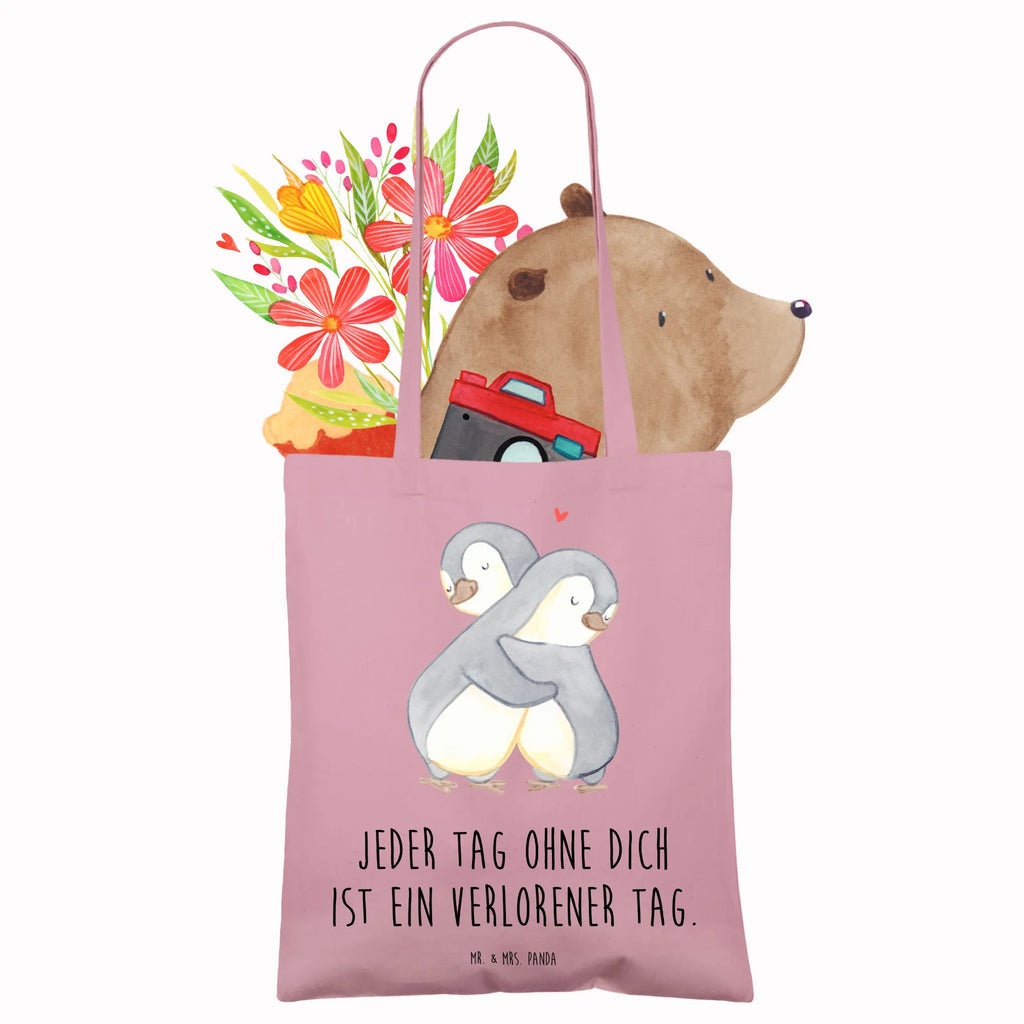 Tote bag penguins Cuddle Beutel, Laptoptasche, Jutetasche, Stofftasche, Einkaufstüte, Strandtasche, Einkaufstasche, Shopper, Badetasche, Tasche, Schultertasche, Beuteltasche, Jutebeutel, Stoffbeutel, Tragetasche, Umhängetasche, Liebe, Partner, Freund, Freundin, Ehemann, Ehefrau, Heiraten, Verlobung, Heiratsantrag, Liebesgeschenk, Jahrestag, Hocheitstag, Geschenk für Partner, für Männer, Hochzeitstag, Geschenk für Freundin, Geschenk für Frauen, Liebesbeweis, für Ehemann, Valentinstag, Mitbringsel