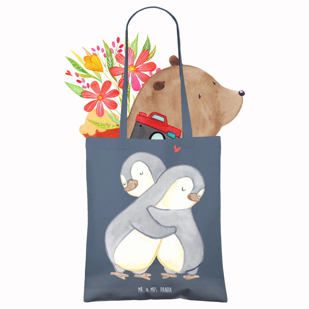Tote bag penguins Cuddle Beutel, Laptoptasche, Jutetasche, Stofftasche, Einkaufstüte, Strandtasche, Einkaufstasche, Shopper, Badetasche, Tasche, Schultertasche, Beuteltasche, Jutebeutel, Stoffbeutel, Tragetasche, Umhängetasche, Liebe, Partner, Freund, Freundin, Ehemann, Ehefrau, Heiraten, Verlobung, Heiratsantrag, Liebesgeschenk, Jahrestag, Hocheitstag, Geschenk für Partner, für Männer, Hochzeitstag, Geschenk für Freundin, Geschenk für Frauen, Liebesbeweis, für Ehemann, Valentinstag, Mitbringsel