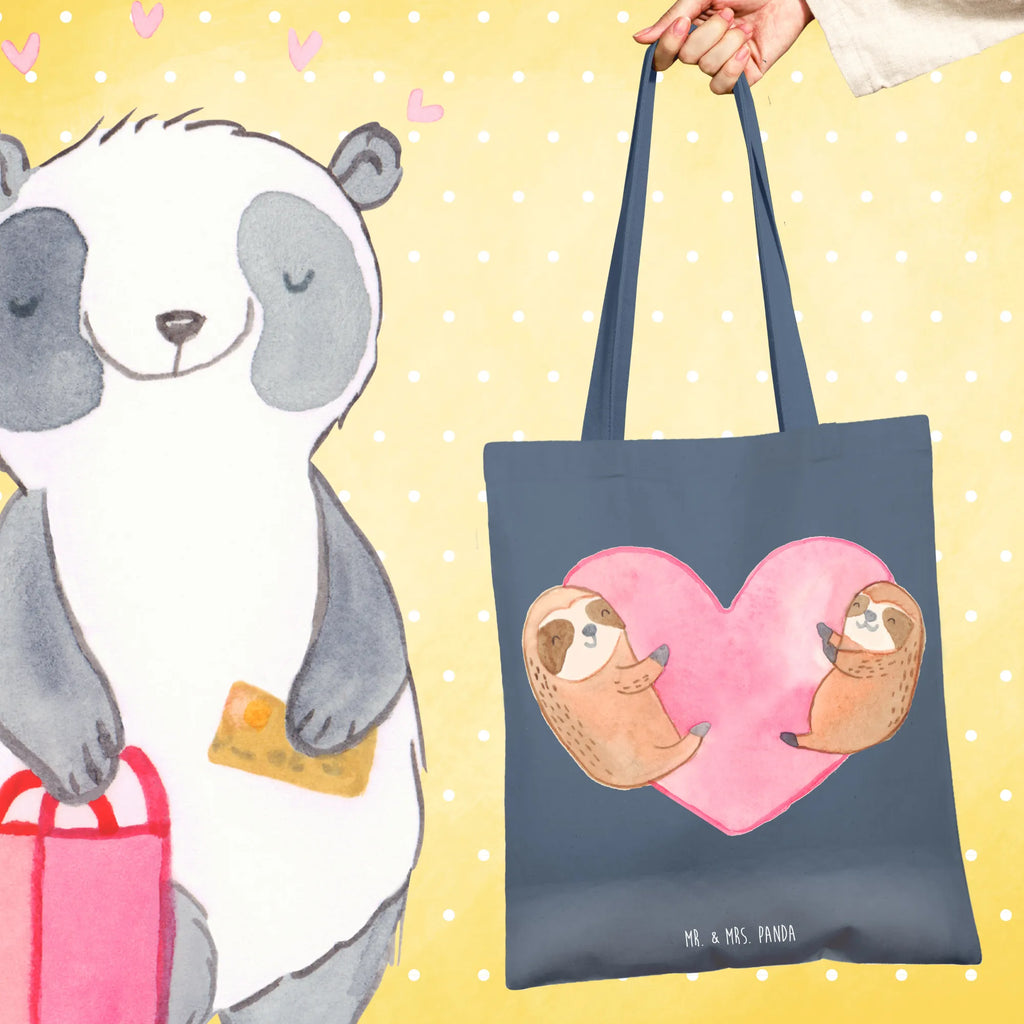 Tragetasche Faultiere Herz