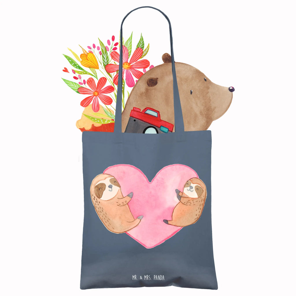 Tragetasche Faultiere Herz